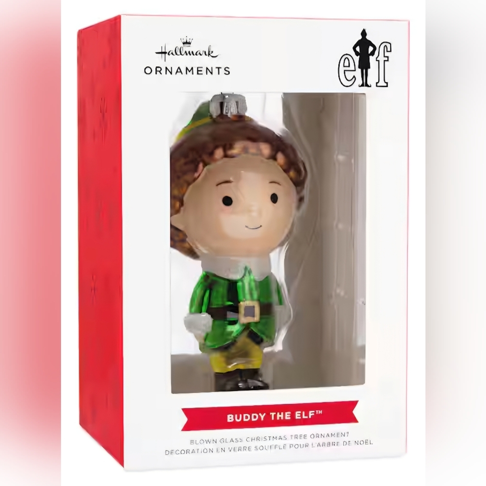 Hallmark Buddy the Elf Ornament - Green and Brown